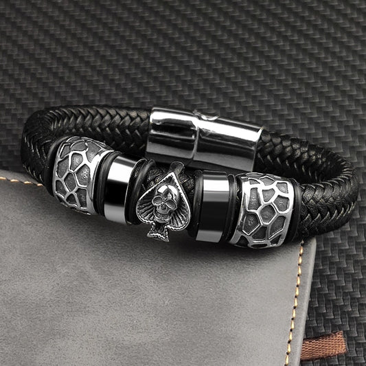 Ace of Skull Bracelet