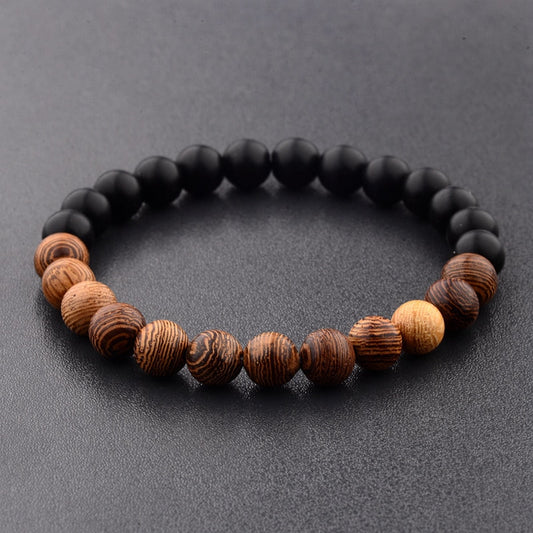Classic Wood Bead Bracelet