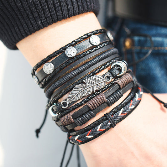 Handmade Multi-layer Punk Bracelet