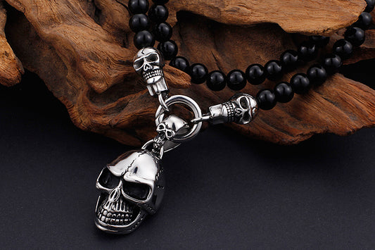 Stainless Steel Skull Necklace