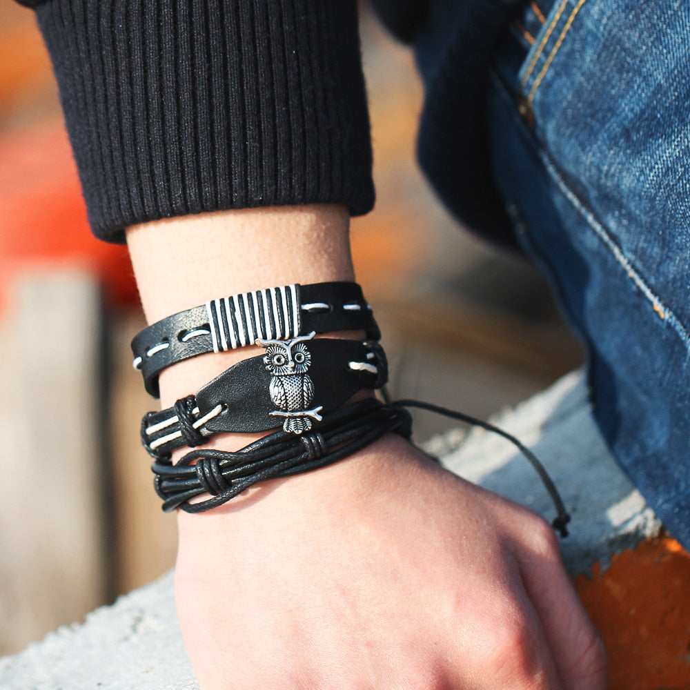 Handmade Multi-layer Punk Bracelet