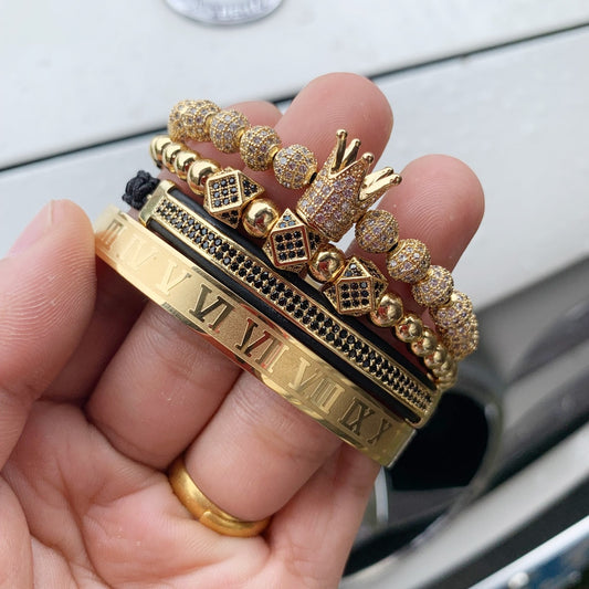 4pcs/Set Luxury King Bracelet