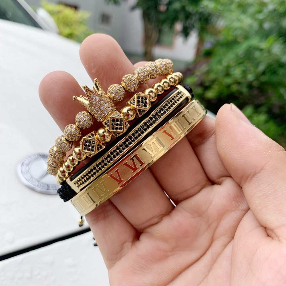 4pcs/Set Luxury King Bracelet