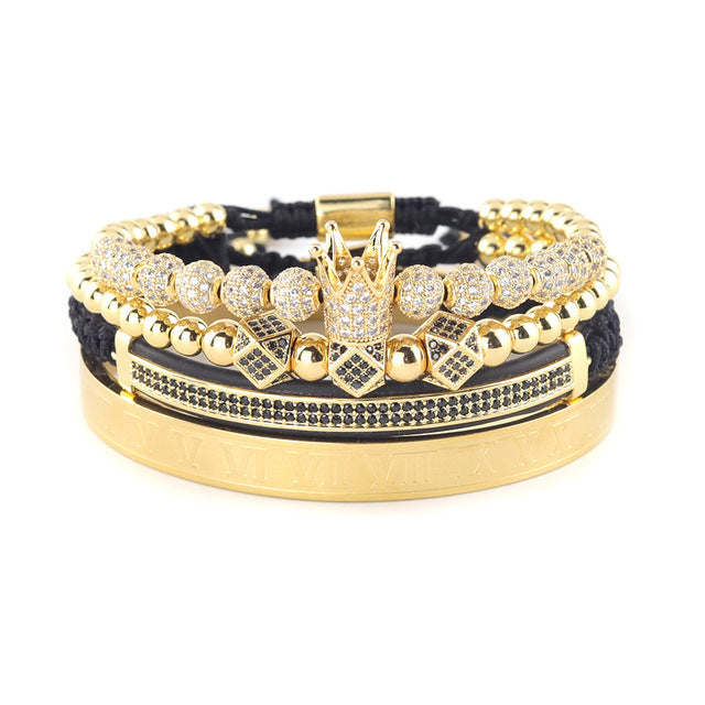 4pcs/Set Luxury King Bracelet