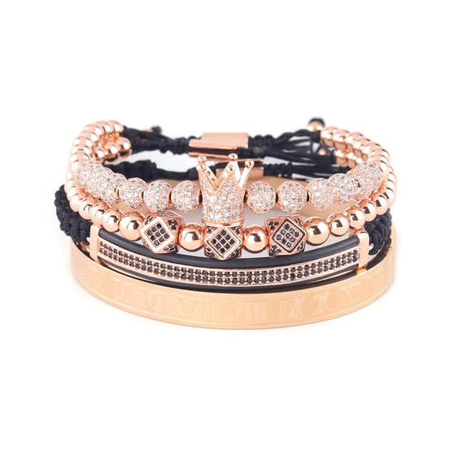 4pcs/Set Luxury King Bracelet