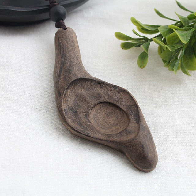 Ethnic Wood Pendant Necklace