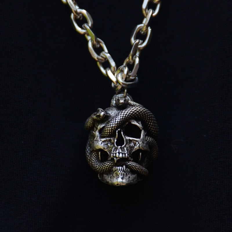 Medusa Skull Necklace