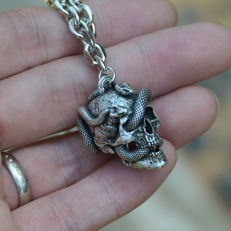 Medusa Skull Necklace