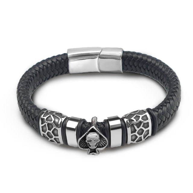 Ace of Skull Bracelet