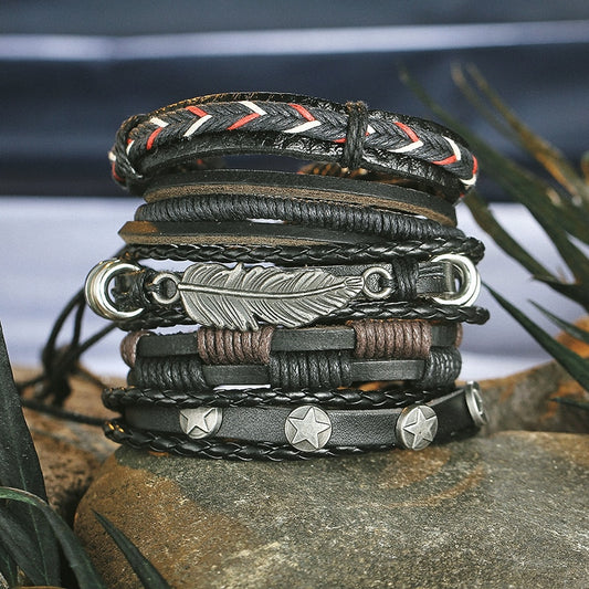 Handmade Multi-layer Punk Bracelet