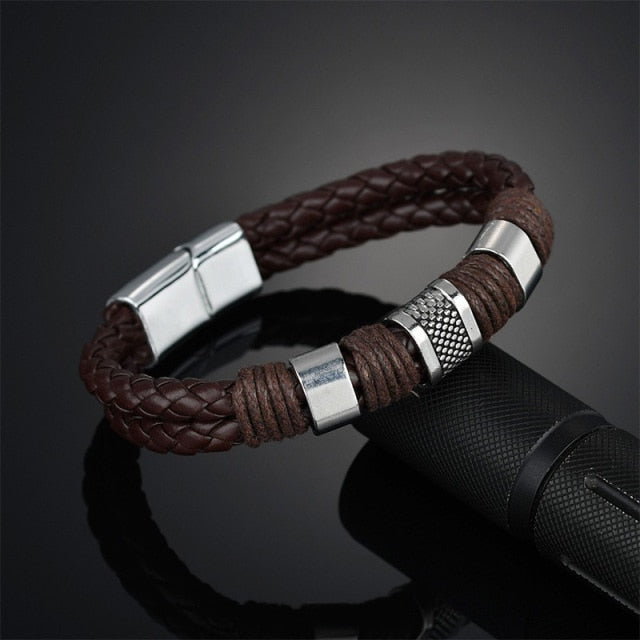 Punk Leather Bracelet