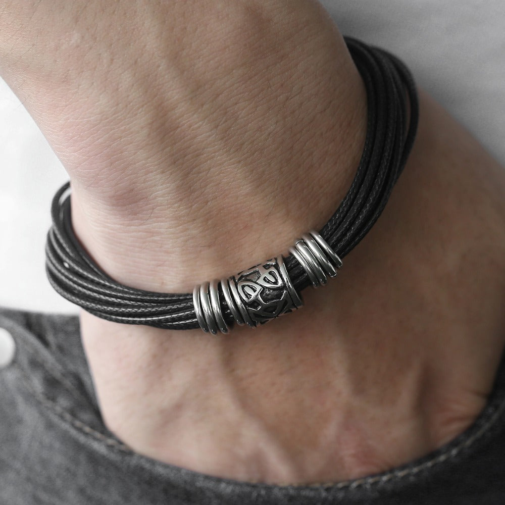 Leather String Bracelet