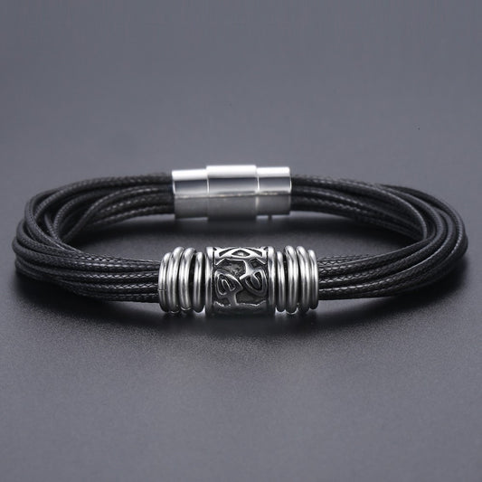 Leather String Bracelet